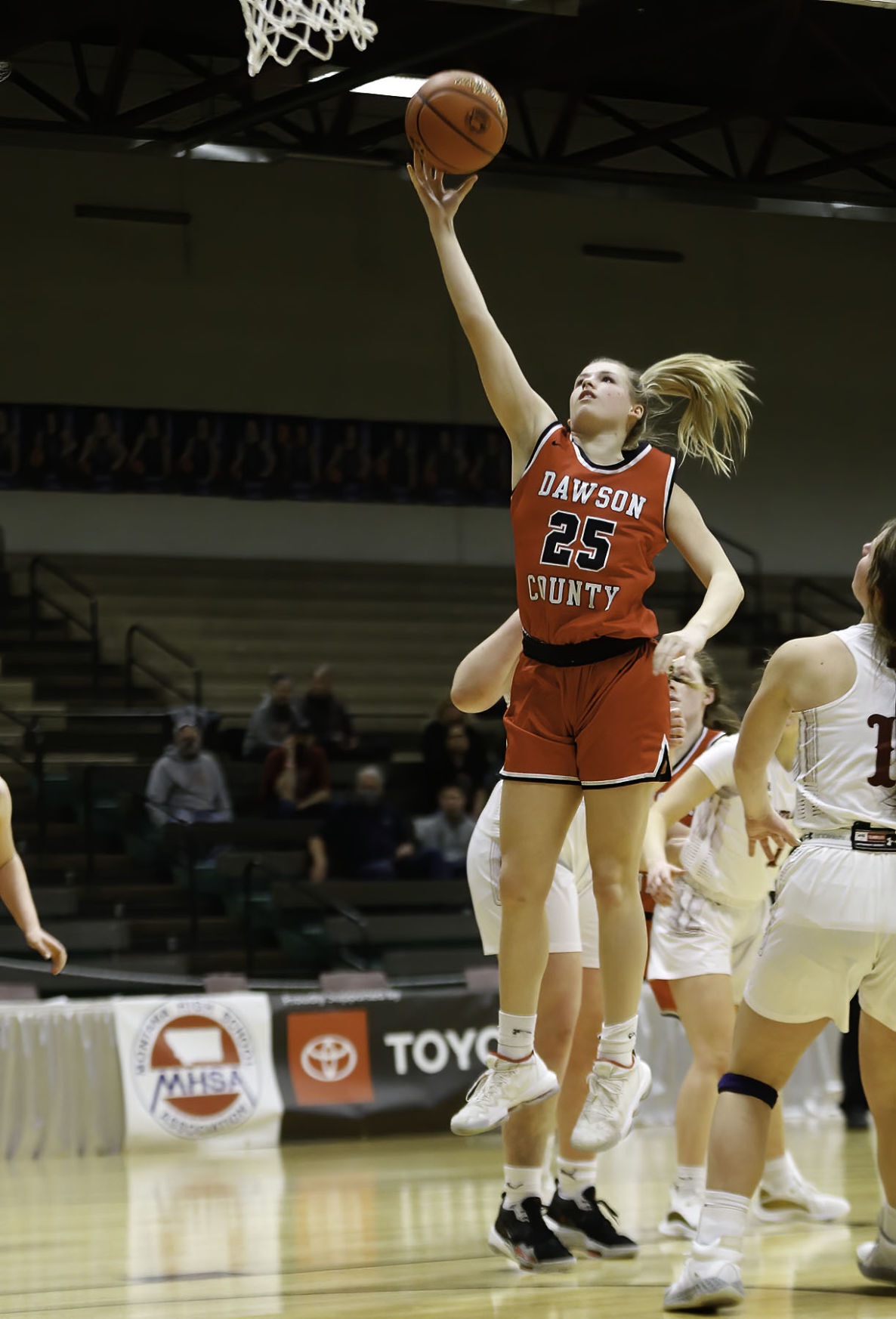 Class A girls Glendive's Madison Wahl